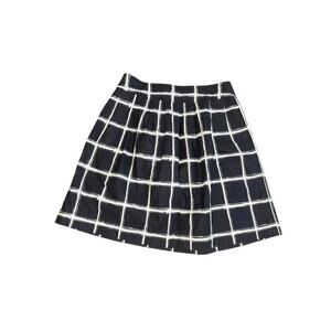 Michael Kors Black and White Plaid Skirt Size 2P